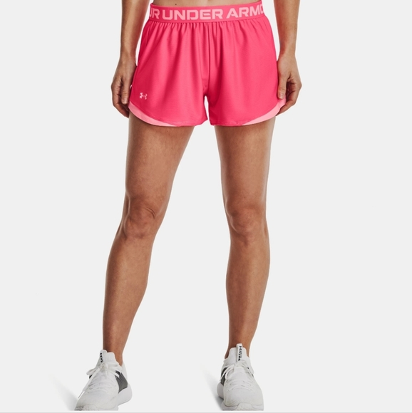 🍉 NWT Under Armour Pink Shorts Large - Picture 4 of 4